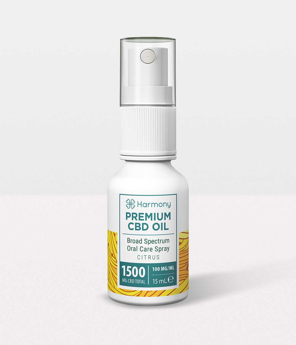 RELAX SPRAY CITRUS - CBD OIL 15ml - 1500mg 10% – Meet Harmony