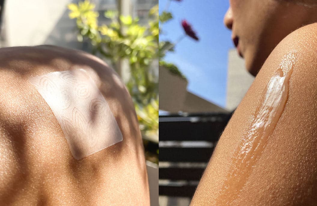 Soins des mains, baume pour le corps et patchs au CBD