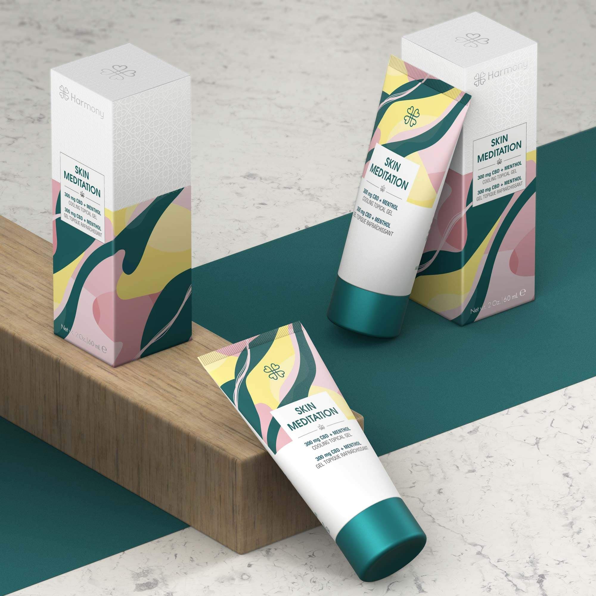 Tubes et emballages des soins Harmony