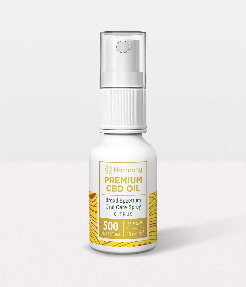 Huile de CBD en spray - Agrumes - 500 mg - 15 ml