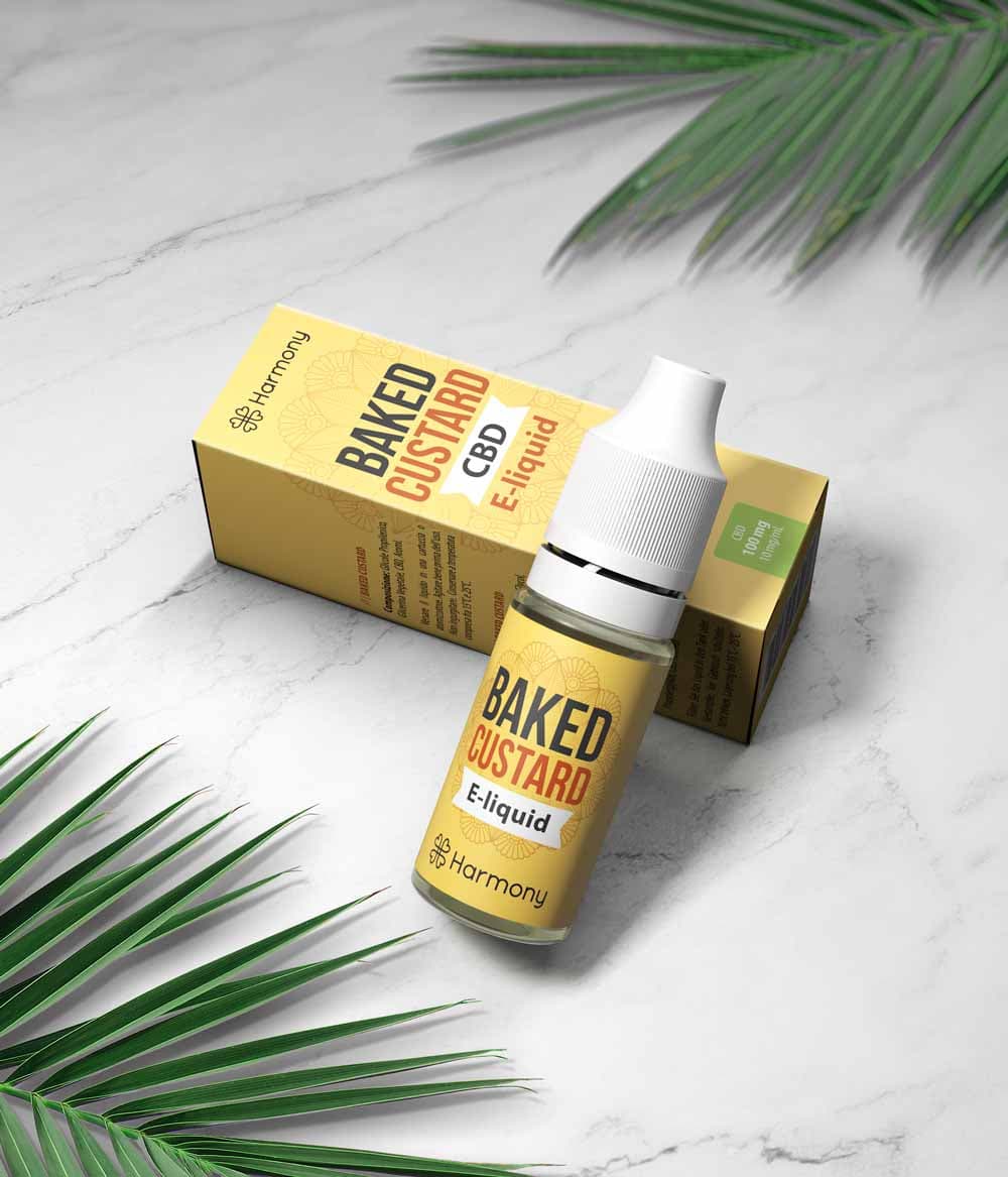 E-liquide au CBD - Vanille Custard