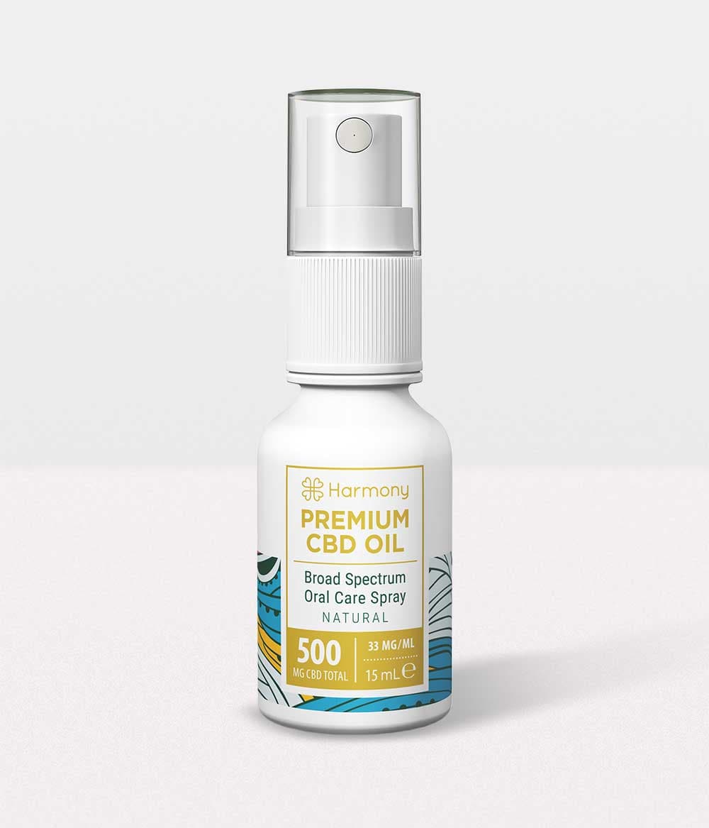 Huile de CBD en spray - Chanvre - 500 mg - 15 ml