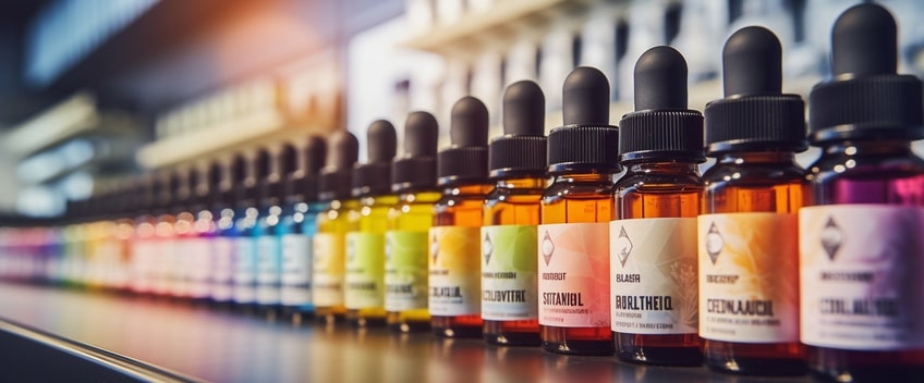 colorfull e-liquids to vape cbd
