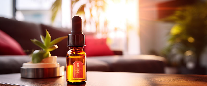 cbd oil on table cbd vape