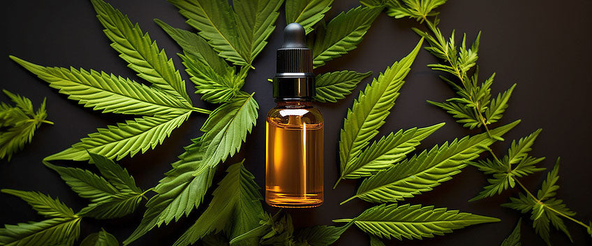 cbd juice on green leafs cbd vape