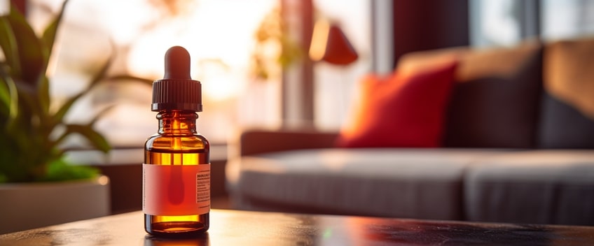 cbd e liquid in room