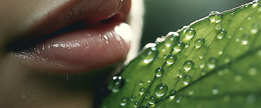 huile de cbd lèvres de femme