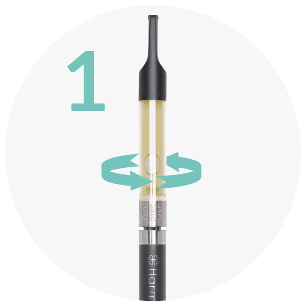 How to screw harmony CBD pen
