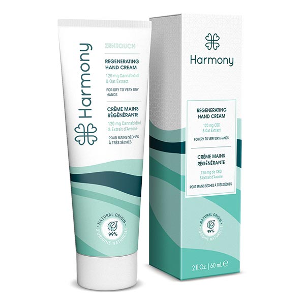 Ingredients CBD hand cream Zentouch Harmony