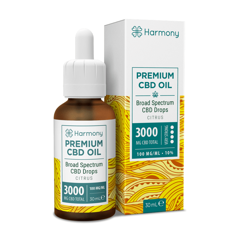 Ingredients CBD Drops citrus aroma - Harmony