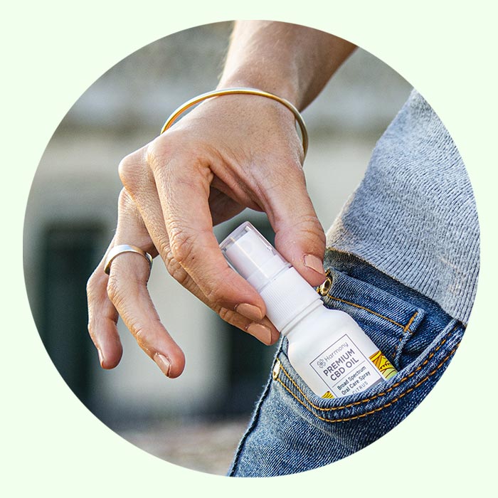 CBD Oil in a pocket
