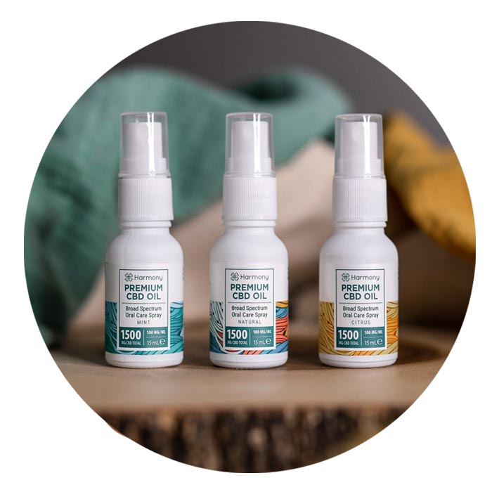 CBD Oil bottles