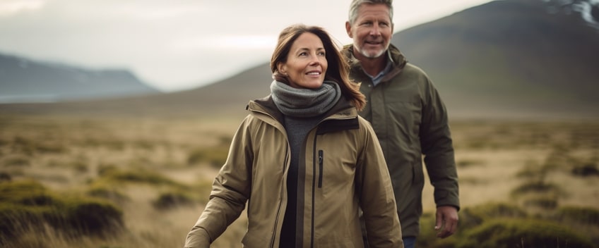 huile de cbd couple en montagne