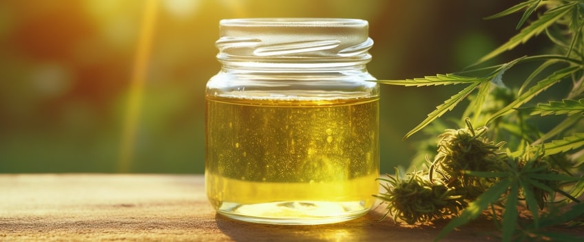 huile de cbd en pot