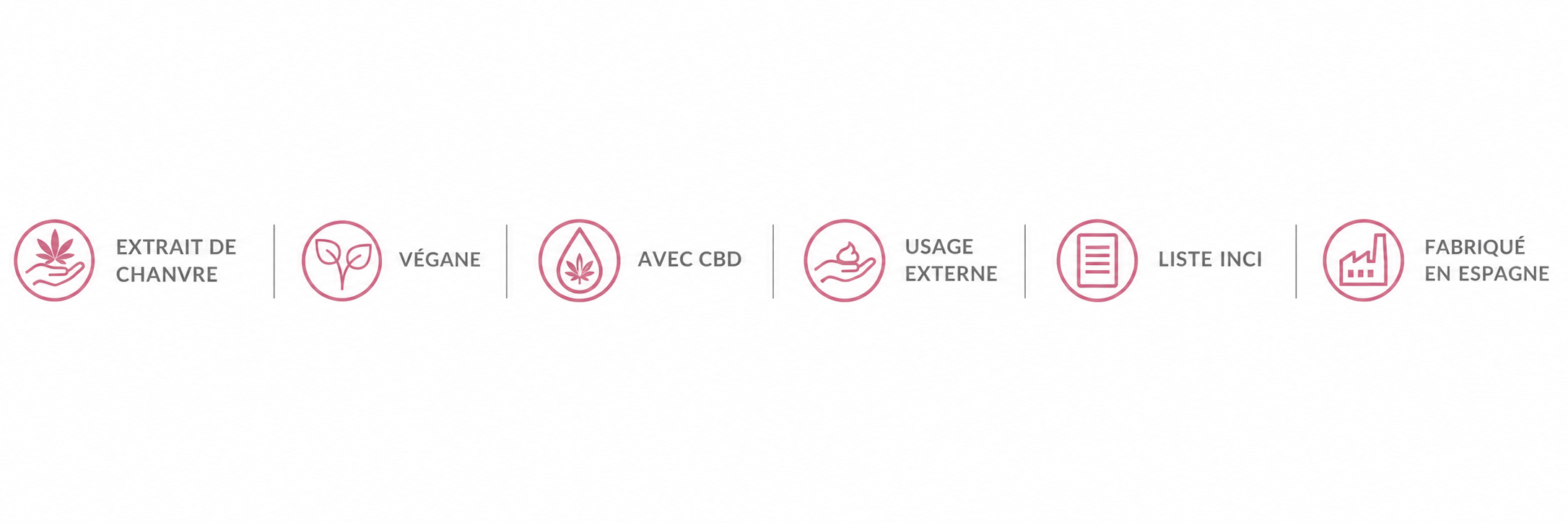 EXTRAIT DE CHANVRE, VÉGANE, AVEC CBD, USAGE EXTERNE, LISTE INCI, FABRIQUÉ EN ESPAGNE