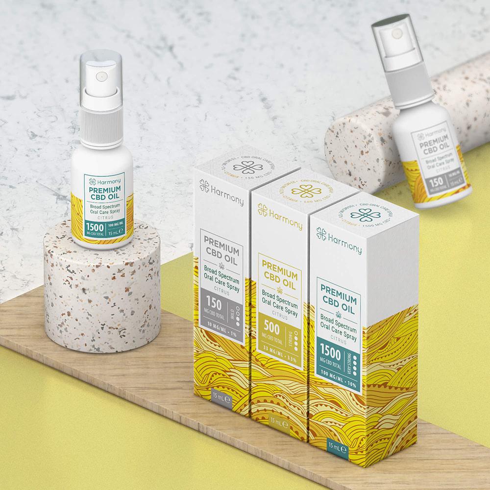 RELAX SPRAY CITRUS - CBD OIL 15ml - 1500mg 10% – Meet Harmony