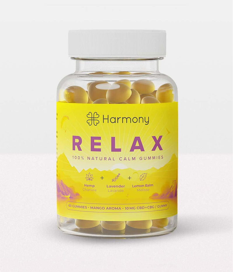 Relax Gummies - Hemp + Lavender + Lemon Balm